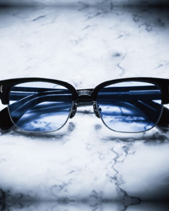 CASABLANCA SPECTACLES “CRYPT” / BlackxSilver / Light Blue Lens