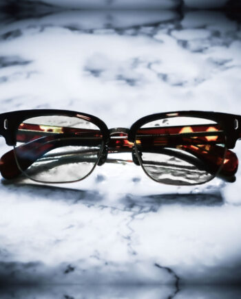 CASABLANCA SPECTACLES “CRYPT” / Brown DemixGold / Clear Light Mirror Lens