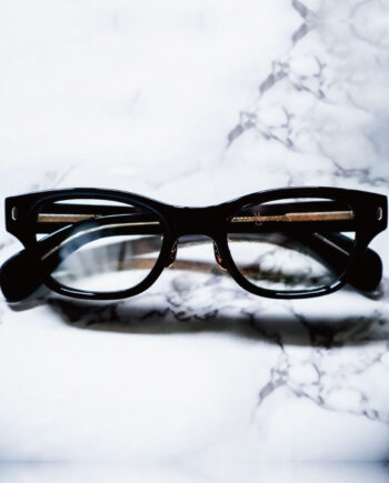 CASABLANCA SPECTACLES “ROUGH” / Black / Clear Light Mirror Lens