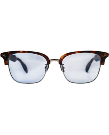 STOMP4 / Brown Demi×Silver / Light Blue Lens