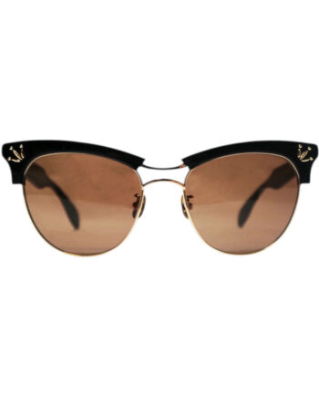 IVY / Black x Gold / Brown Smoke Lens