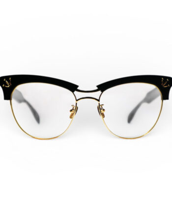 IVY / Black x Gold / Clear Lens