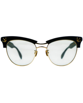 IVY / Black x Gold / Emerald Green Lens