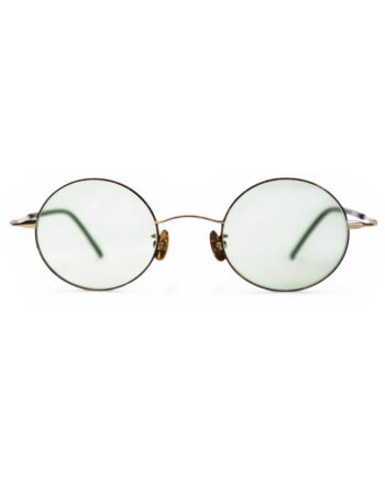 ROSALYN / Brown Demi x Gold / Light Green Lens