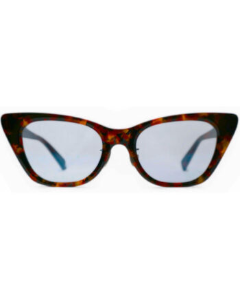 S.C.S / Dark Red Brown Demi / Light Blue Lens