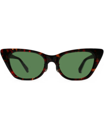 S.C.S / Dark Red Brown Demi / Green Smoke Lens