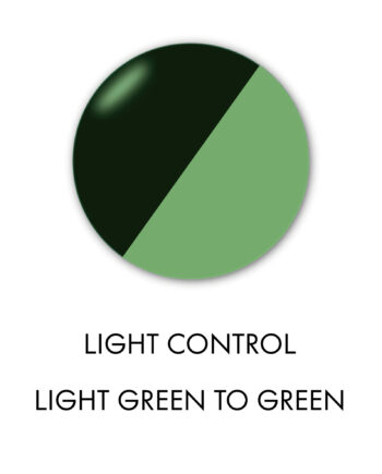 Lignt Control Lens "Light Green to Green Smoke"