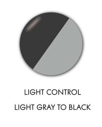 Lignt Control Lens "Light Gray to Black Smoke"
