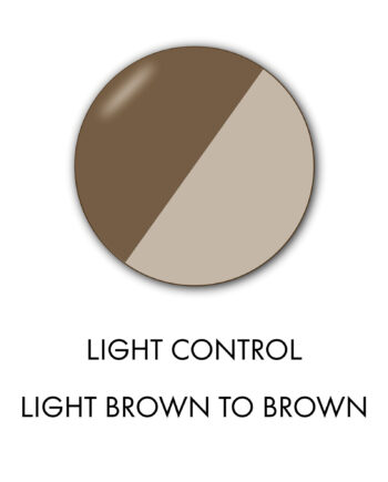 Lignt Control Lens "Light Brown to Brown Smoke"