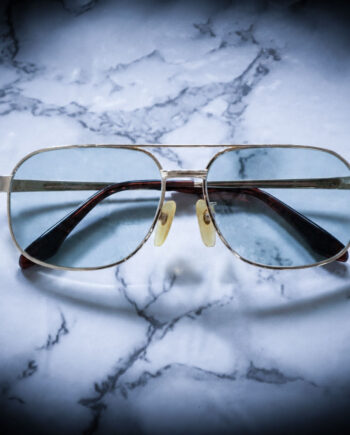 CASABLANCA SPECTACLES “BLUE BEAT” / Gold / Emerald Green Lens