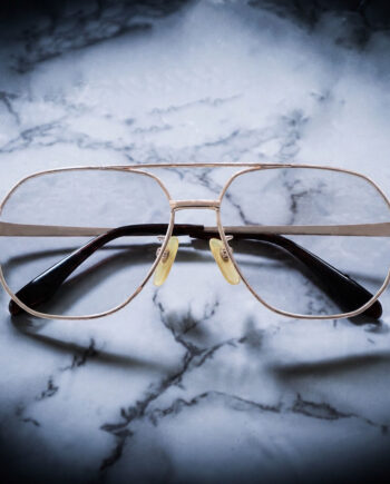 CASABLANCA SPECTACLES “TROJAN” / Gold / Light Gray Lens