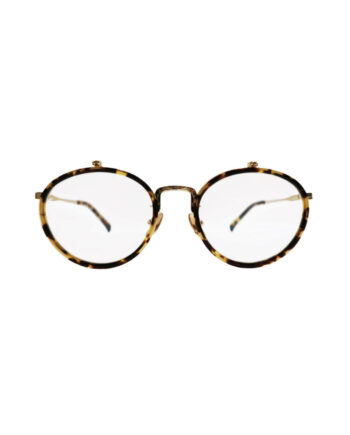 BLOWOUT!! / Brown Demi x Gold / Clear Lens